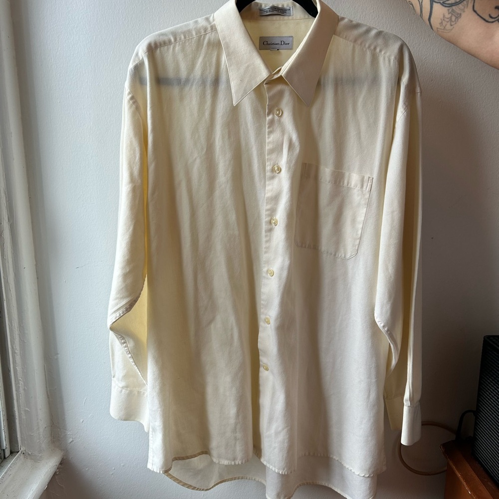 Dior Cream Men's Shirt
